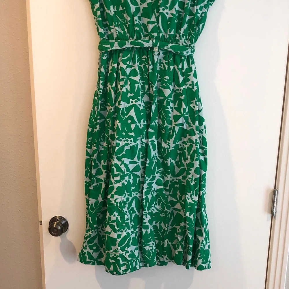 Free Assembly Women's Belted Utility Cotton Midi Shirtdress Size Small - Picture 8 of 11